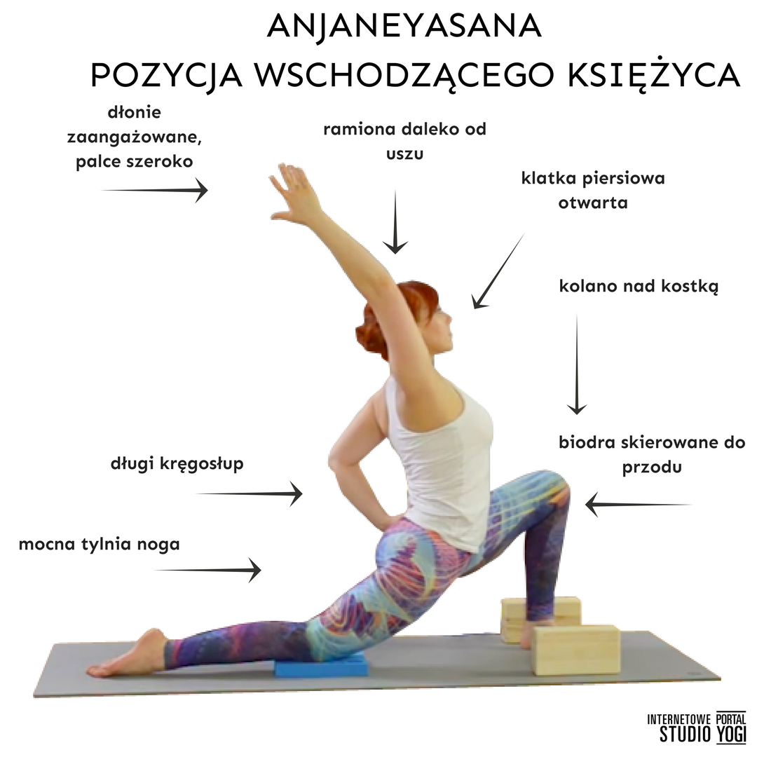 Anjaneyasana - jak wykonać Pozycję Wschodzącego Księżyca?